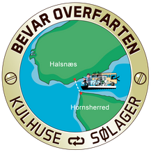 Logo for Bevar overfarten Kulhuse-Sølager